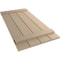 Ekena Millwork Rustic Four Board Joined Board-n-Batten Rough Cedar Faux Wood Shutters, 22W x 54H, PR SHUBJS22X54RCPR - alternate 2